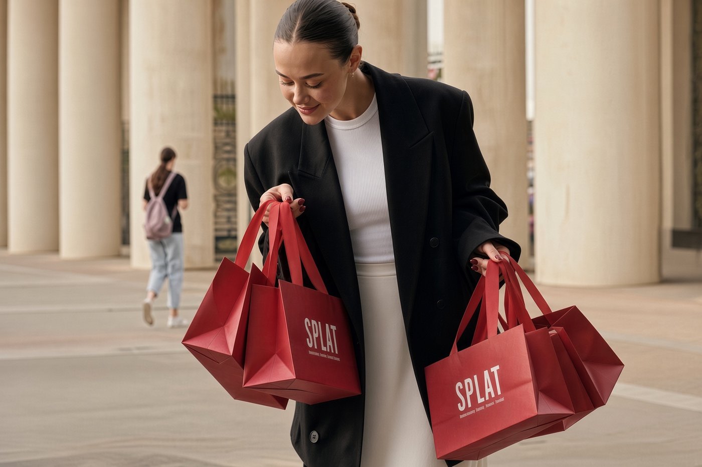 SPLAT shopping bags