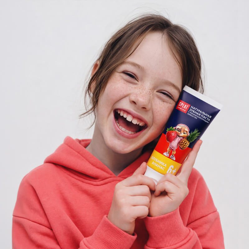 SPLAT Junior Kids Toothpaste Strawberry & Pineapple, 6-11 yrs, 55 ml 6