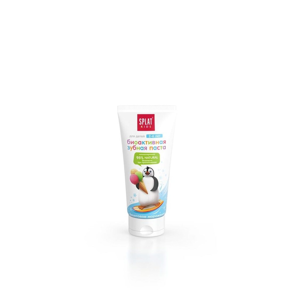 SPLAT Kids Toothpaste Fruit Ice Cream, fluoride-free, 2-6 yrs, 50 ml 3