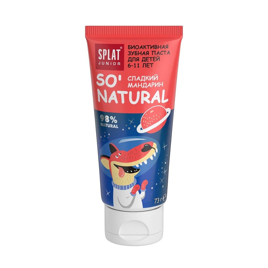 SPLAT Junior Kids Toothpaste Sweet Tangerine, fluoride-free, 6-11 yrs, 55 ml 3