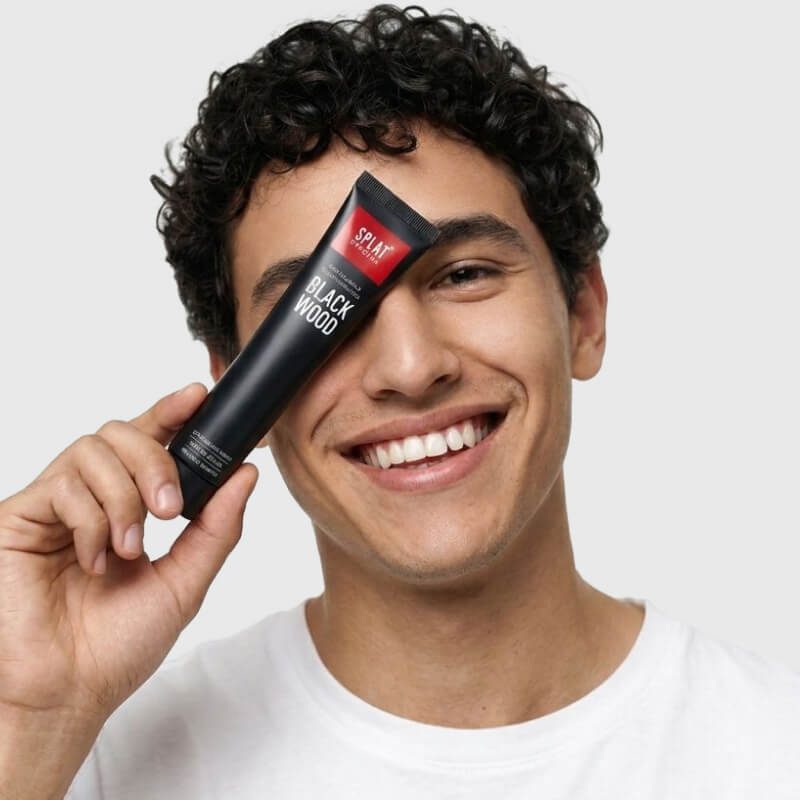 SPLAT Special Blackwood Whitening Charcoal Toothpaste, 75 ml 6