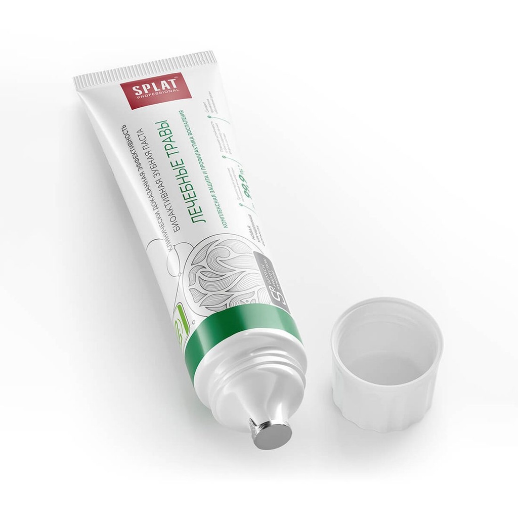 SPLAT Professional Medical Herbs Toothpaste with Fluoride, 100 ml 5