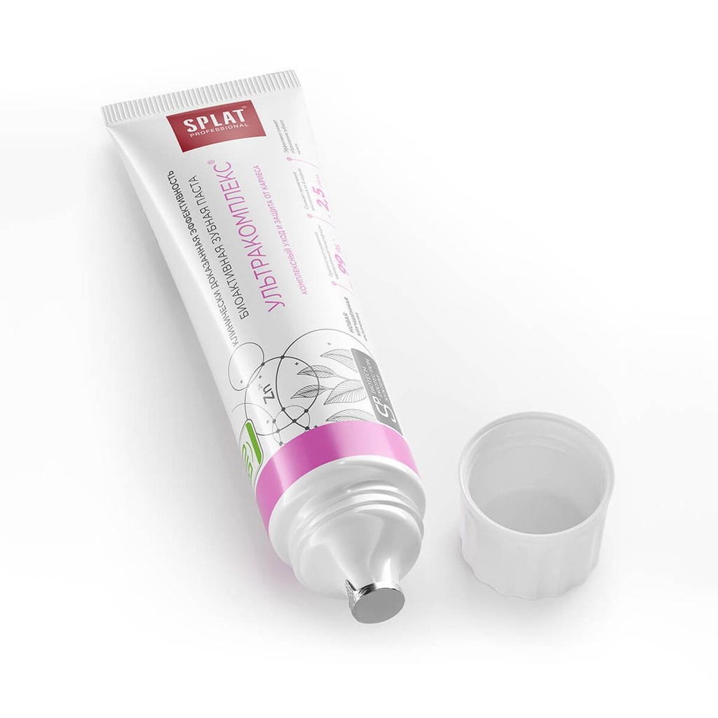 SPLAT Professional Ultracomplex Whitening Toothpaste for Sensitive Teeth, 100 ml 5