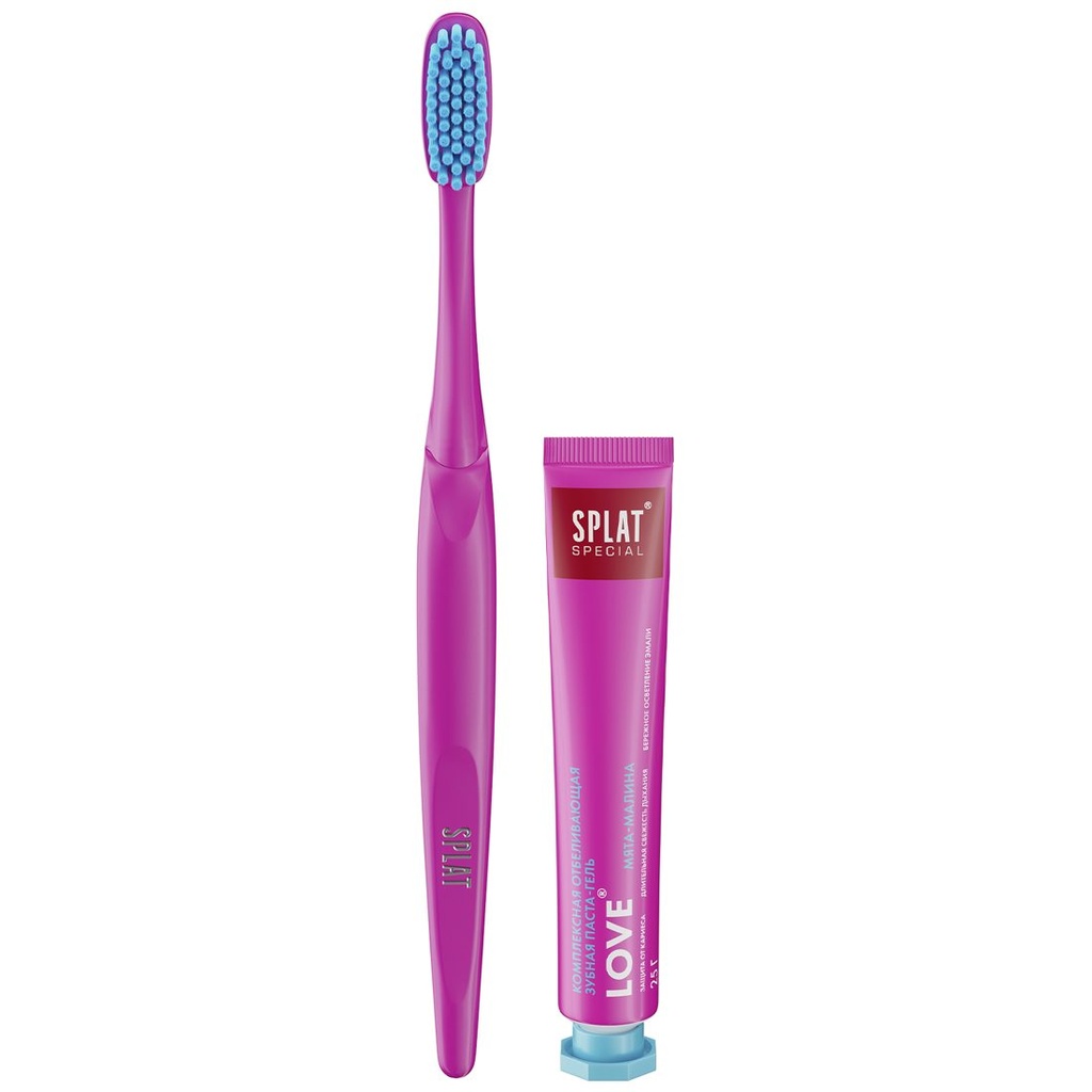 SPLAT Special Love Travel Set Toothpaste & Brush, 25 g 2