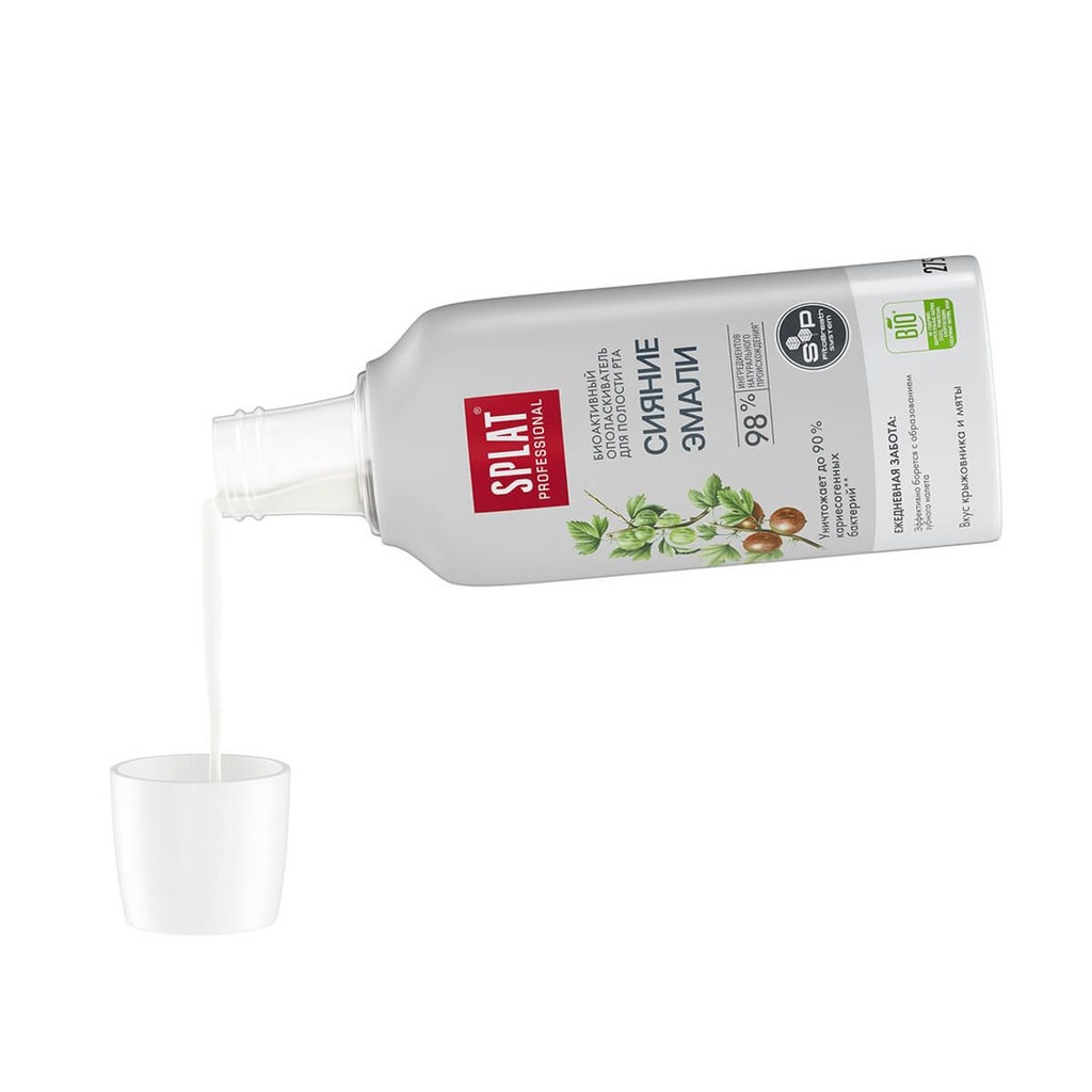 SPLAT Professional Mouthwash Enamel Shine, 275 ml 4
