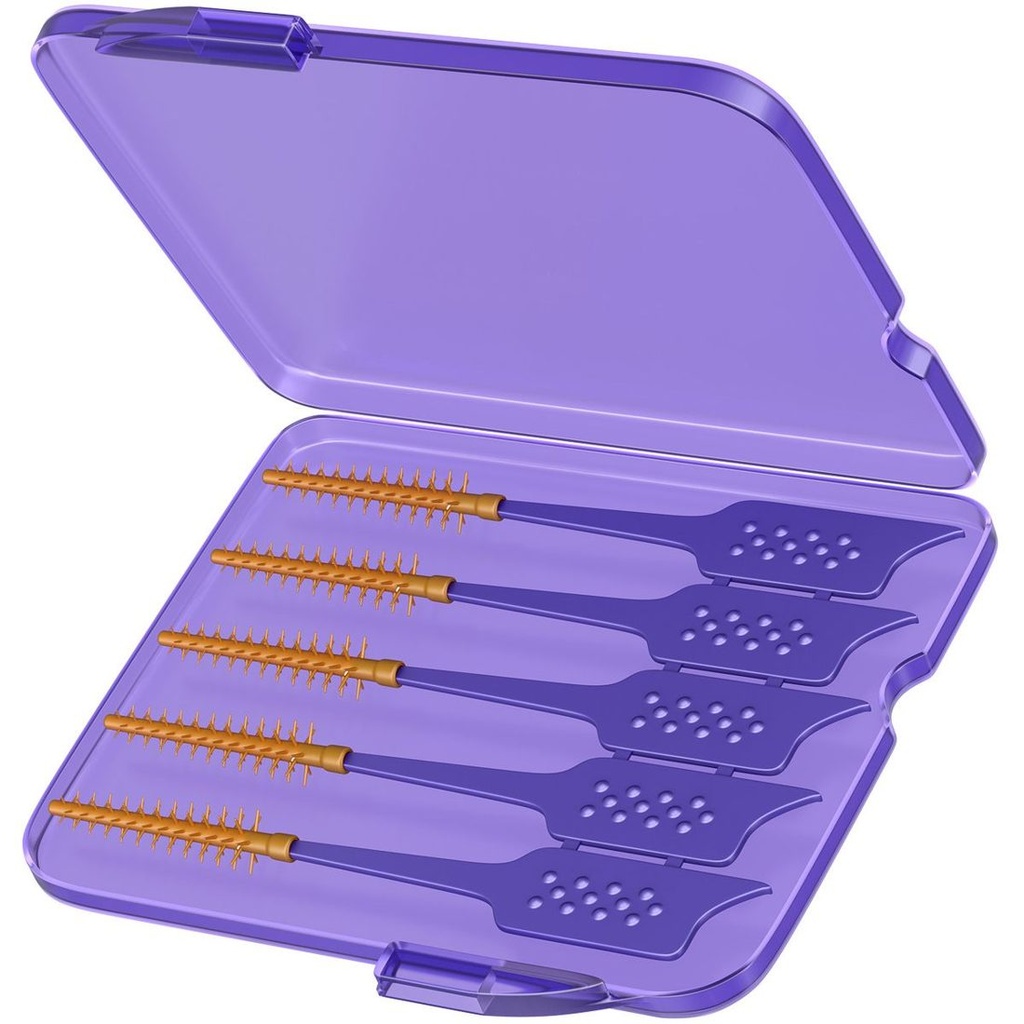 Smilex Ortho+ Interdental Brushes Mint, size S, soft, 5 pcs 2