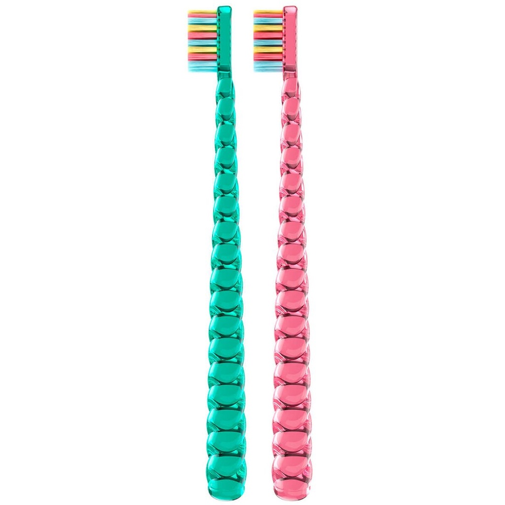 Juicy Lab UniMagic Unicorn Magic Kids Toothbrush with Silver Ions, Pearl, 2-pack 4