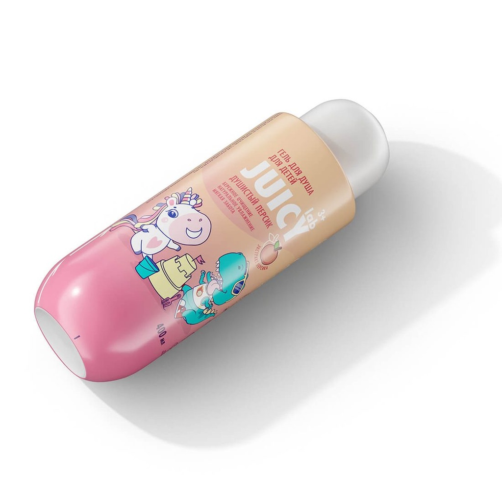 Juicy Lab Kids Shower Gel Fragrant Peach, 400 ml 4