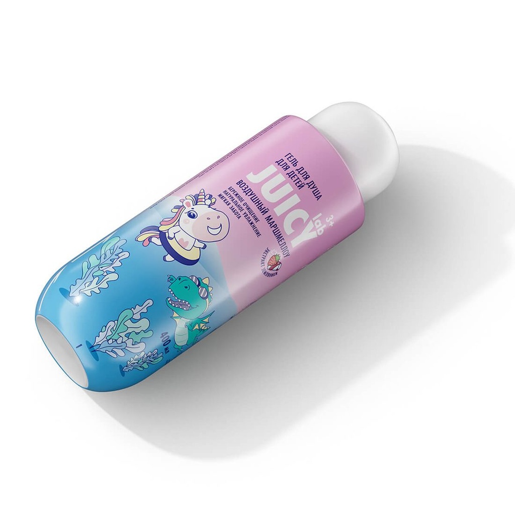 Juicy Lab Kids Shower Gel Fluffy Marshmallow, 400 ml 2