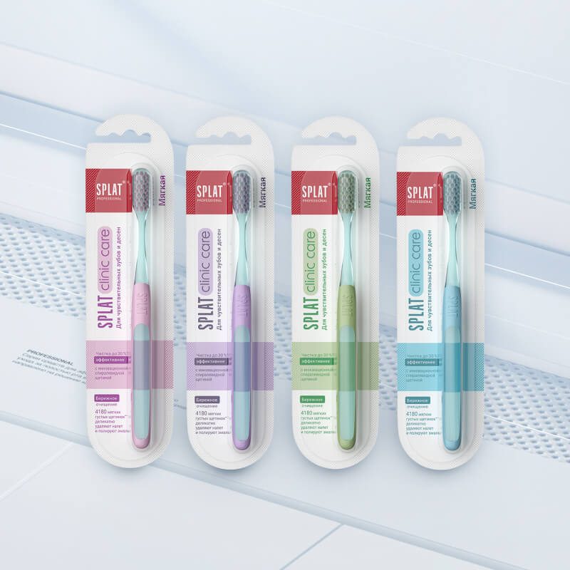 SPLAT Clinic Care Whitening Toothbrush, soft 4