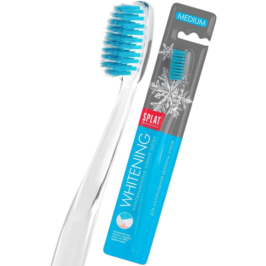 SPLAT Professional Whitening Medium Toothbrush