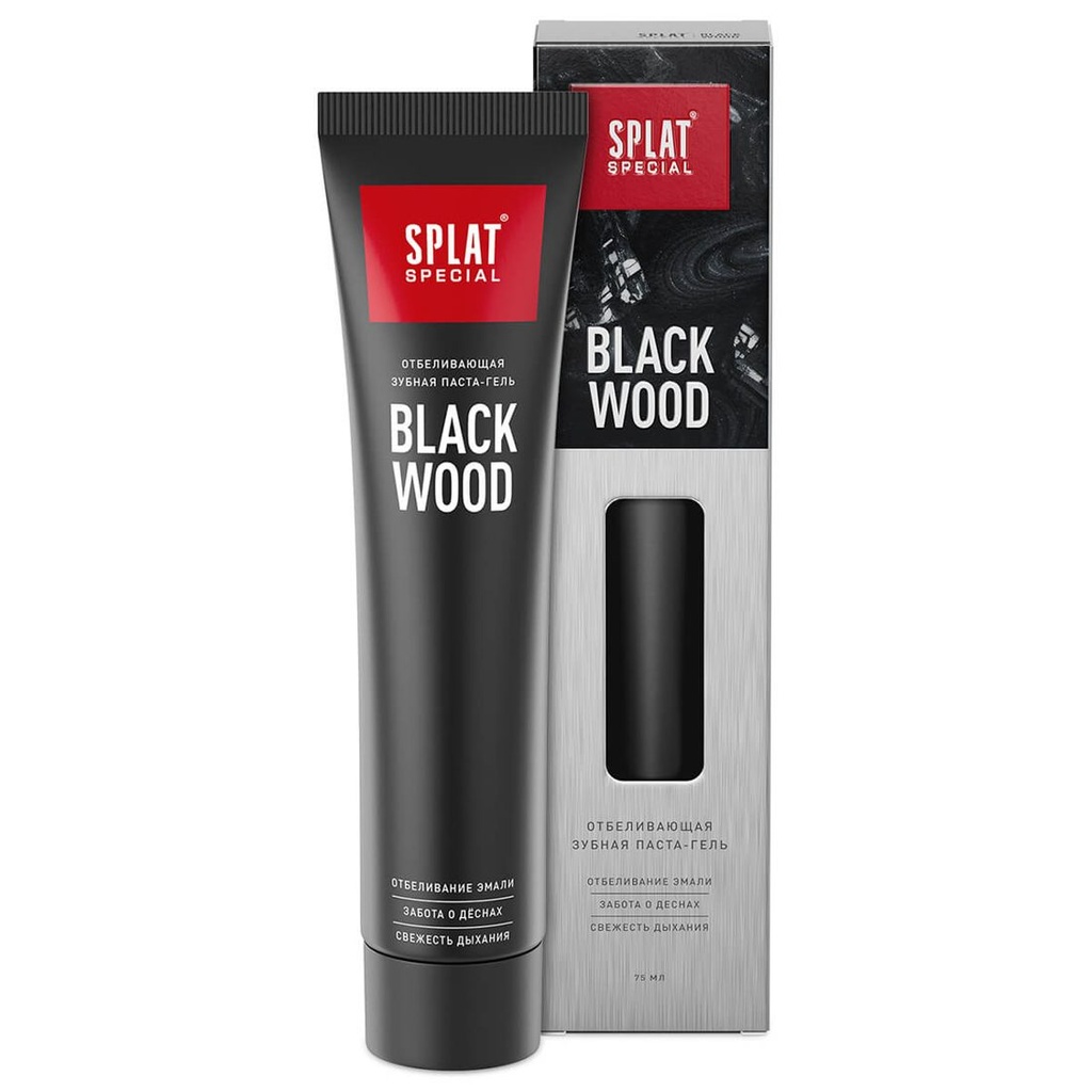 معجون الأسنان SPLAT® Special Blackwood المبيّض بالفحم، 75 ml