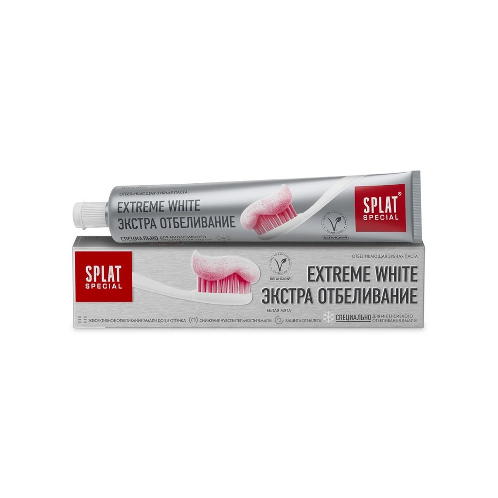 SPLAT Special Extreme White Professional Whitening Toothpaste, 75 ml