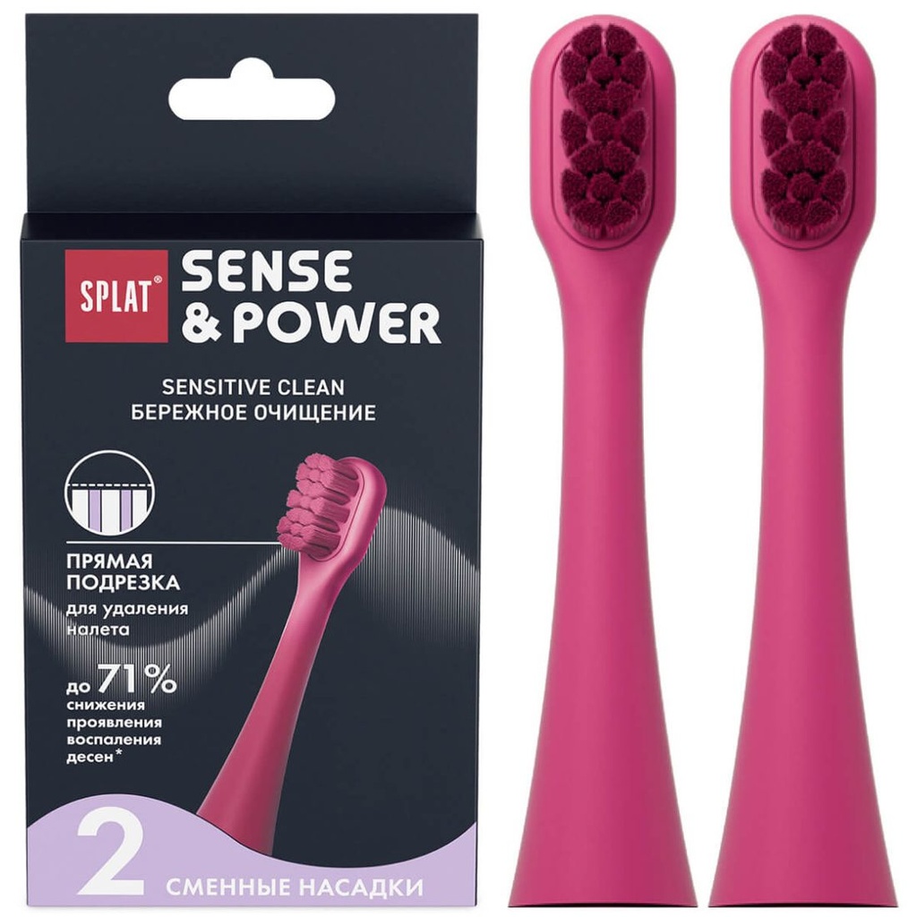 Sense&Power Sonic Toothbrush Replacement Heads Sensitive Clean