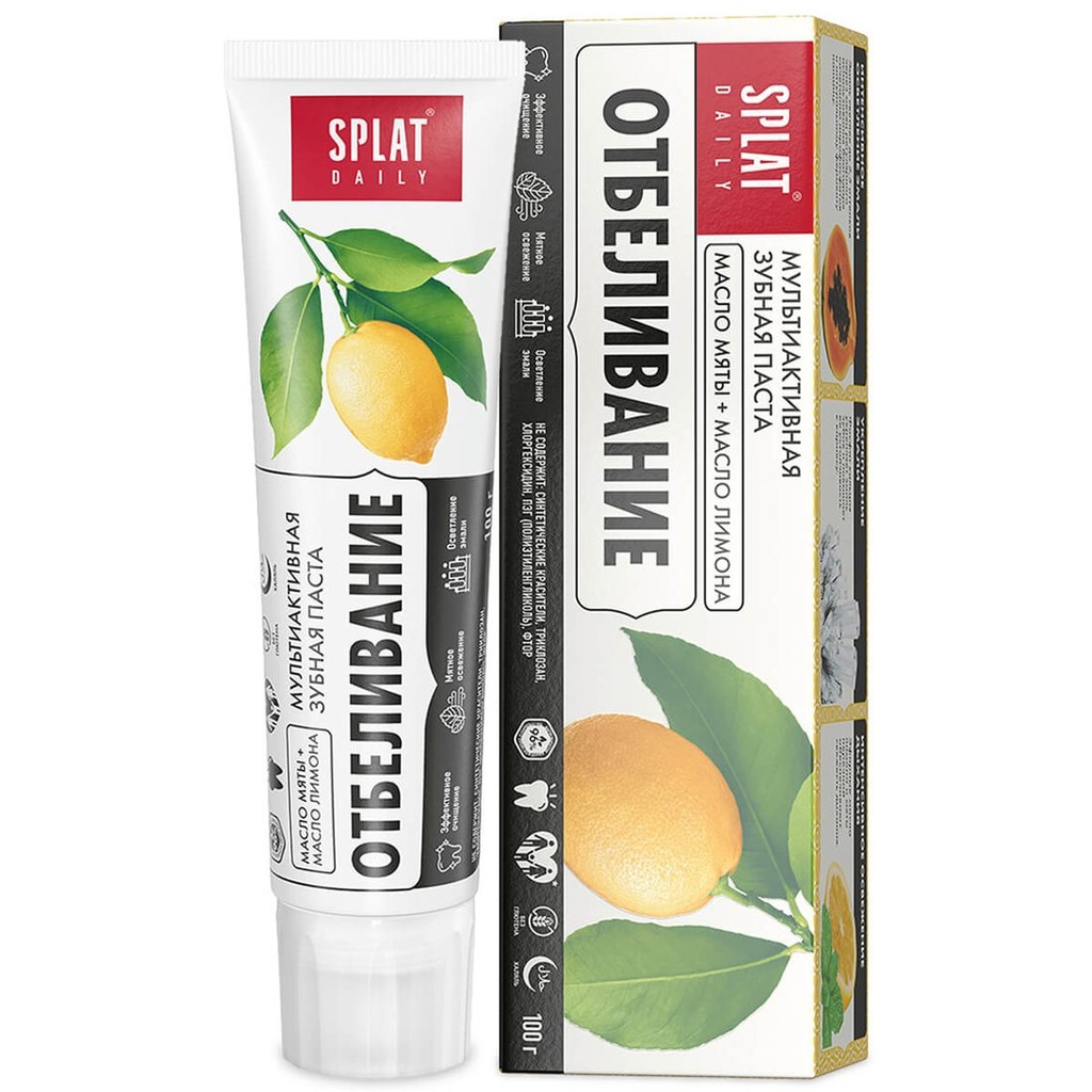 معجون الأسنان SPLAT® Daily Whitening المبيّض، 100 غ