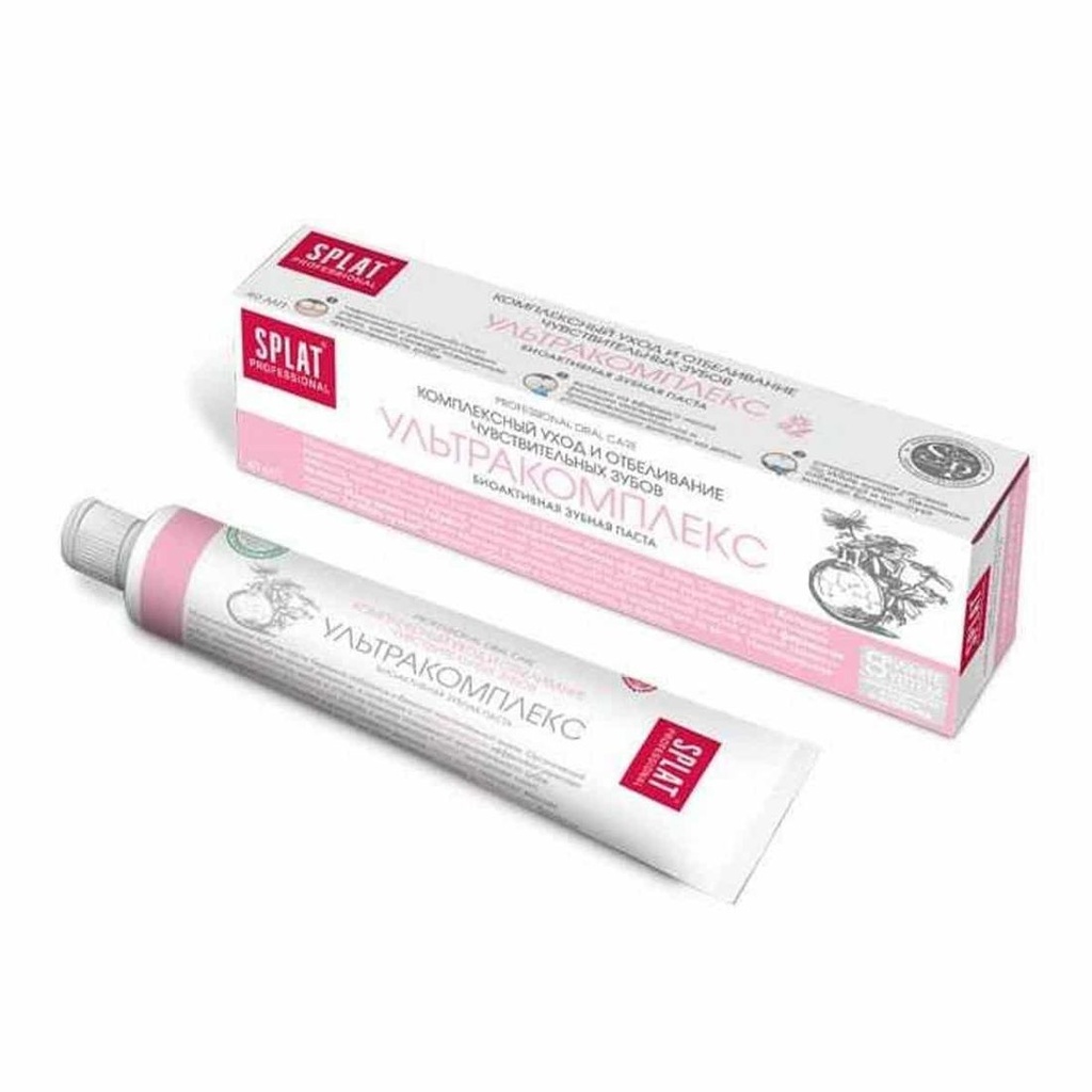 معجون الأسنان SPLAT® Professional ULTRACOMPLEX، عناية شاملة، 40 مل